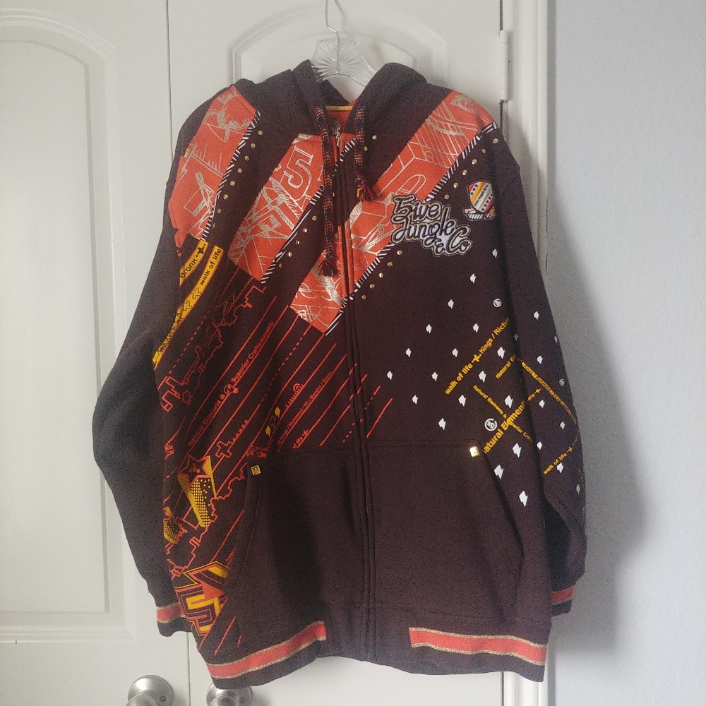5ive Jungle and Co "Walk of Life" Zip Up Hoodie